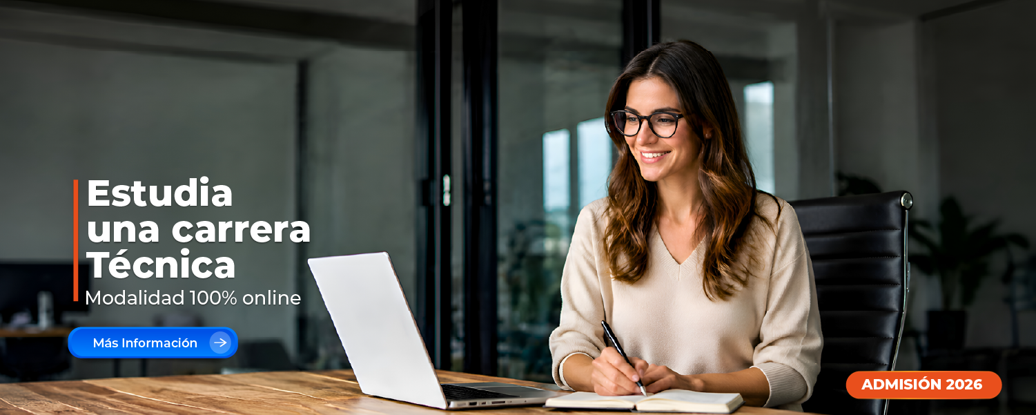 Estudia una carrera técnica modalidad 100% online