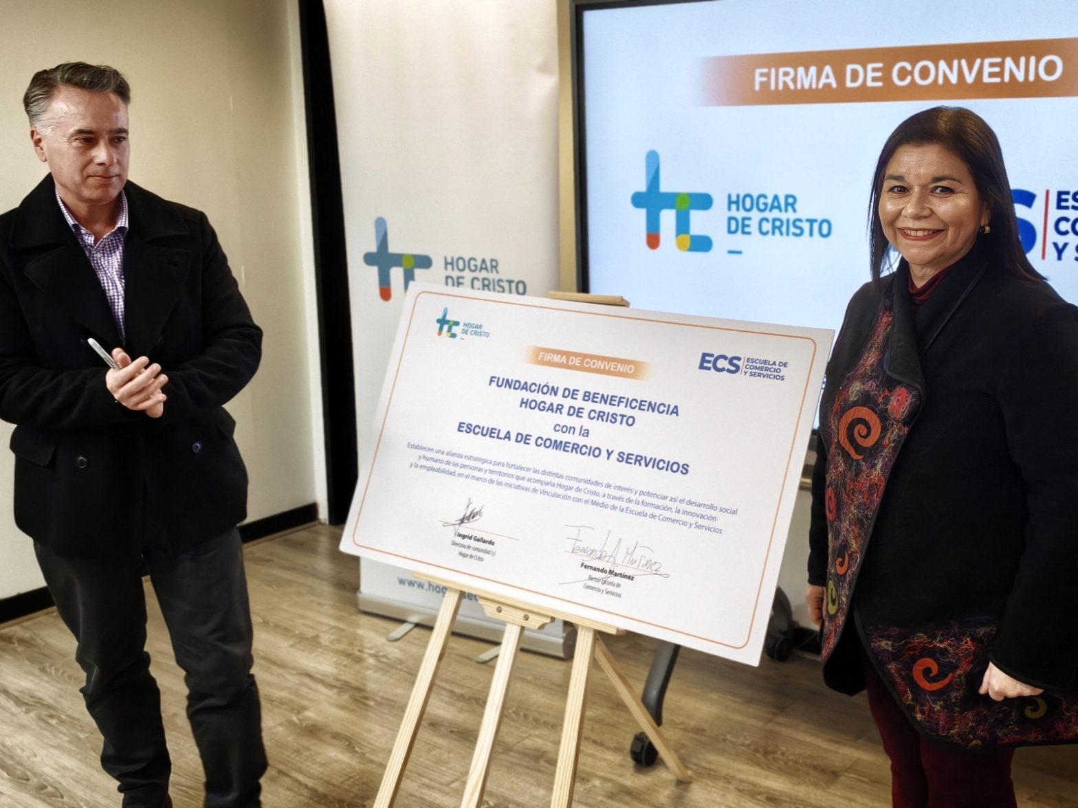 Alianza estratégica con Hogar de Cristo