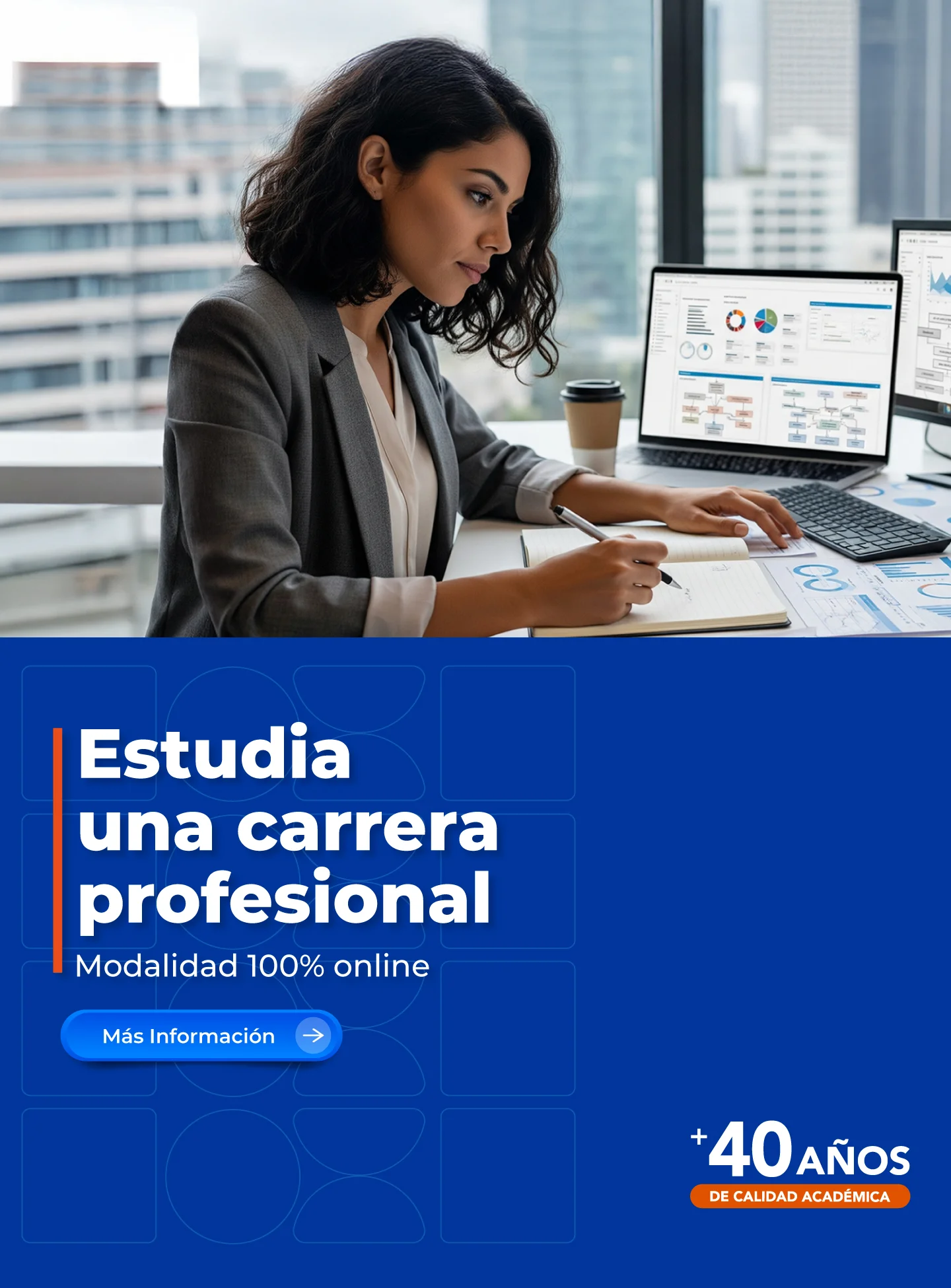 Estudia una carrera profesional modalidad 100% online